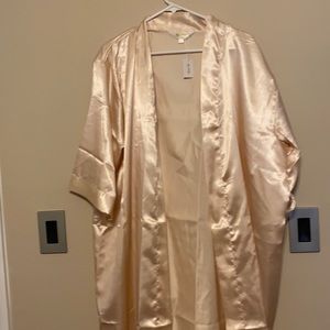 Ms. To Mrs. silky bridal robe